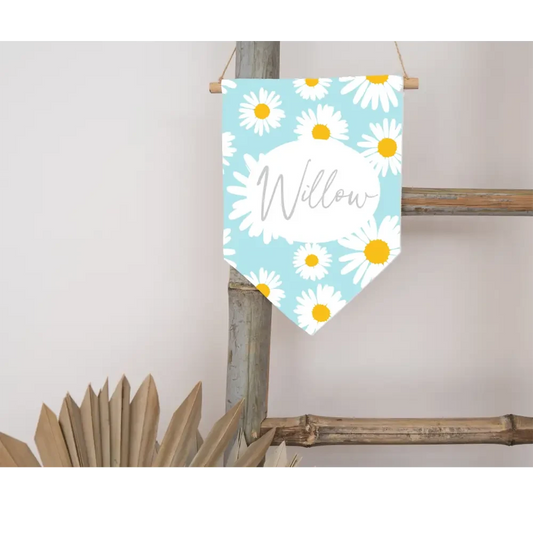 Personalised Flag - Daisy - Timber Tinkers