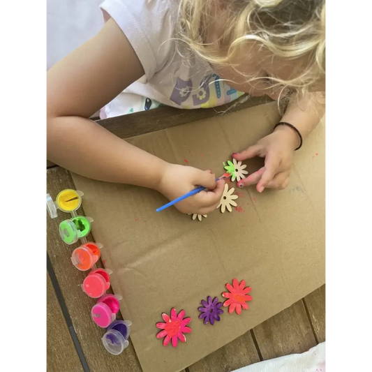 Personalised Flower Paint Kit - Timber Tinkers