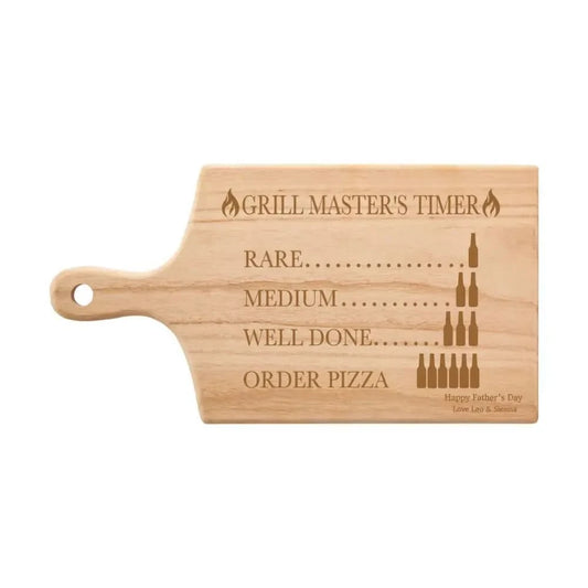 Personalised Grill Master Serving Board - Timber Tinkers