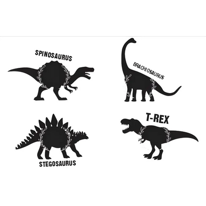 Personalised Growth Chart - Dino - Timber Tinkers