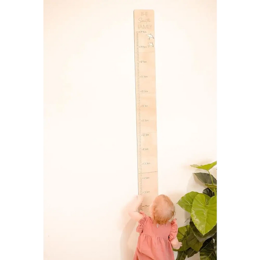 Personalised Growth Chart - Kangaroo - Timber Tinkers