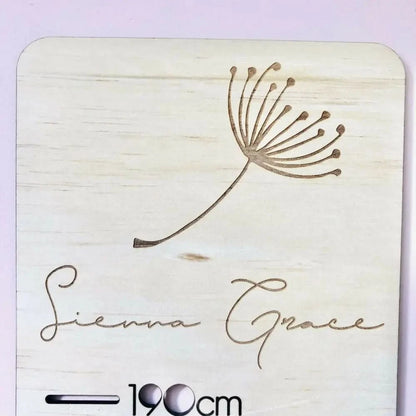 Personalised Growth Chart - Whimsical - Timber Tinkers