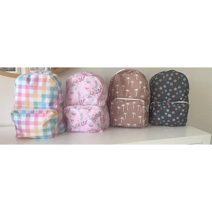 Personalised Kids Backpack - Pink Butterfly - Timber Tinkers