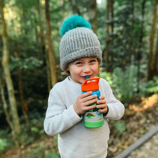 Personalised Kids Insulated Drink Bottle - Bunny - Timber Tinkers