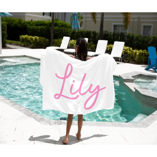 Personalised Kids Towel - Timber Tinkers