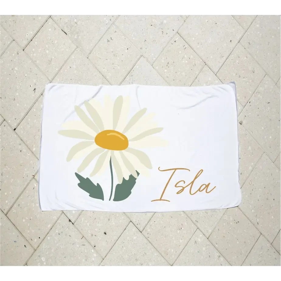 Personalised Kids Towel - Daisy - Timber Tinkers