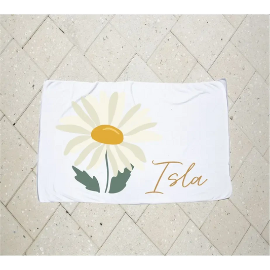 Personalised Kids Towel - Daisy - Timber Tinkers