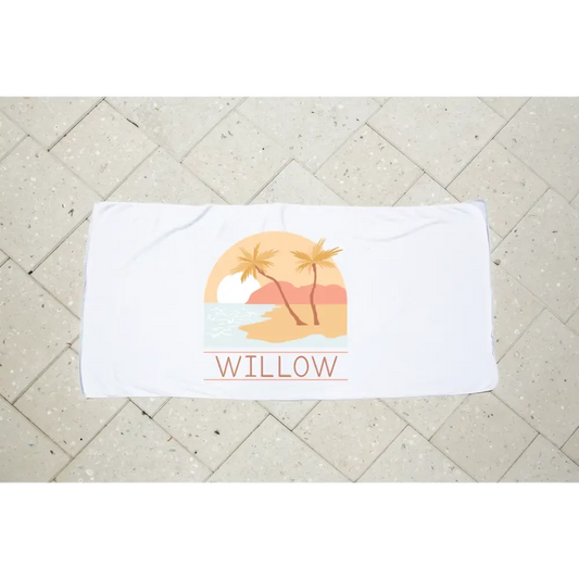 Personalised Kids Towel - Paradise - Timber Tinkers