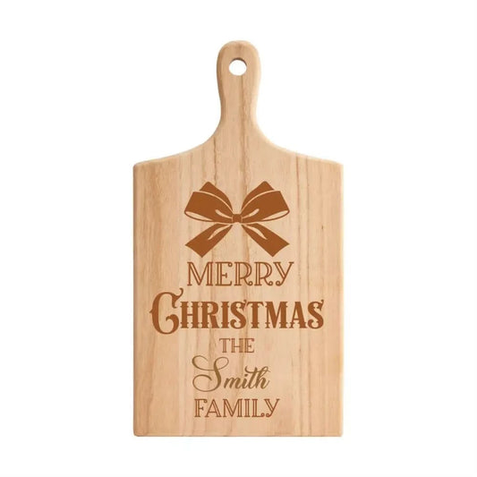 Personalised Merry Christmas Serving Board - Timber Tinkers
