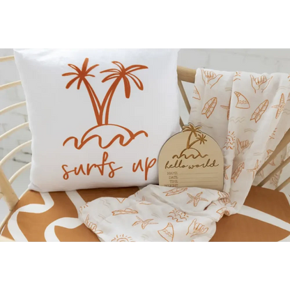 Personalised Pillowcase - Boho Palm - Timber Tinkers