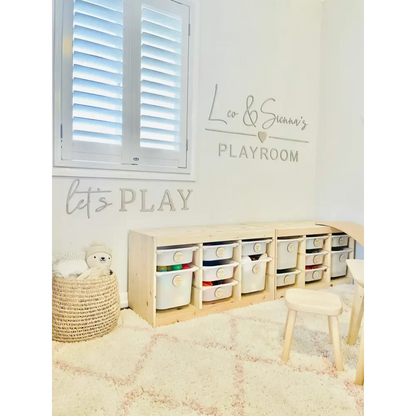 Personalised Playroom Plaque - Timber Tinkers