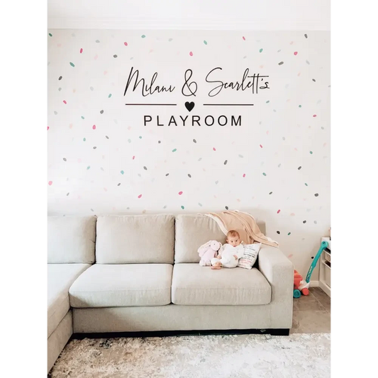 Personalised Playroom Plaque - Timber Tinkers
