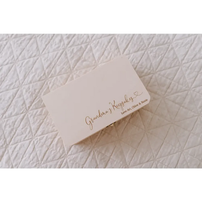 Personalised Wooden Keepsake Box - Heart - Timber Tinkers