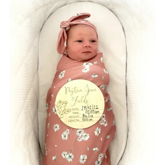 Poppy Birth Announcement - Timber Tinkers