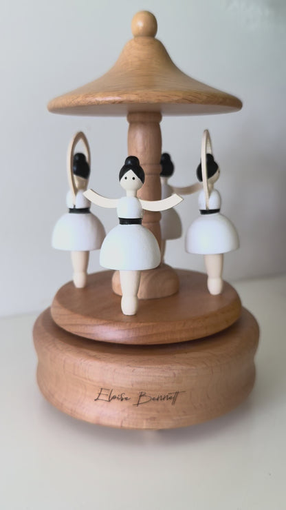 Ballerina Carousel Music Box