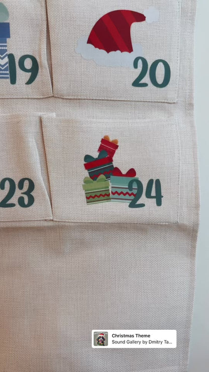 Personalised Large Christmas Advent Calendar - Dinos