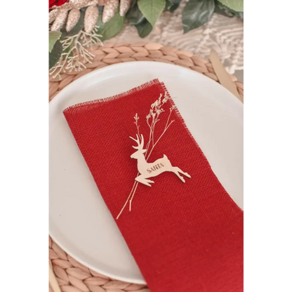 Reindeer Placement Cards - Timber Tinkers