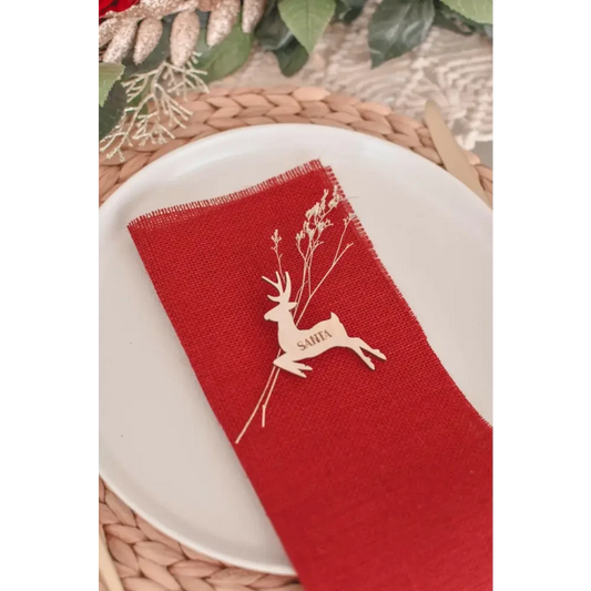 Reindeer Placement Cards - Timber Tinkers