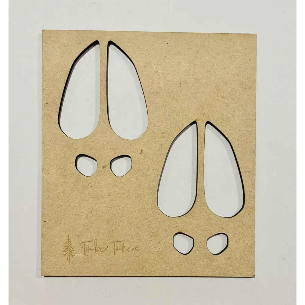 Reindeer Prints Stencil - Timber Tinkers