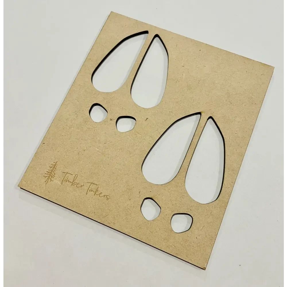 Reindeer Prints Stencil - Timber Tinkers