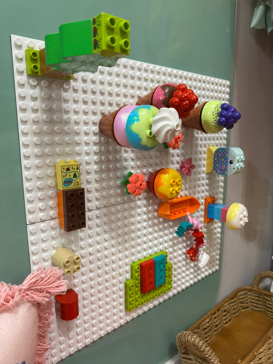 (NEW）White MagicPlate - Magnetic Baseplate