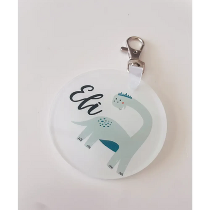 Round Acrylic Bag Tag - Multiple Designs - Timber Tinkers