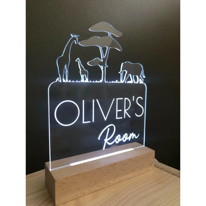 Safari Night Light - Timber Tinkers