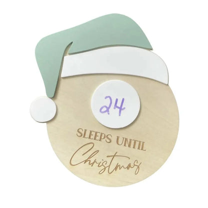Santa Hat Christmas Countdown - Timber Tinkers