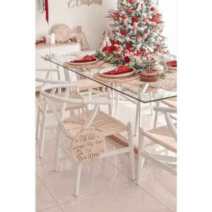 Santa Please Stop Here Sign - Timber Tinkers