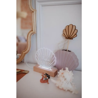 Shell Night Light - Timber Tinkers