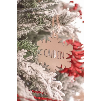 Snowflake Bauble - Timber Tinkers