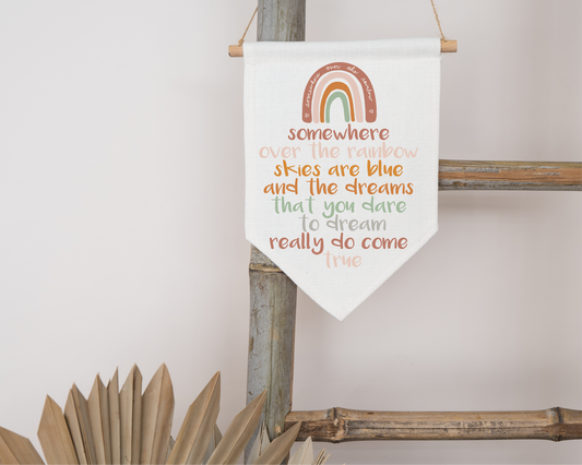 Somewhere over the rainbow flag