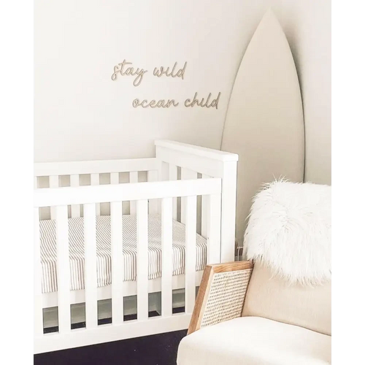 stay wild ocean child wall plaque - Timber Tinkers