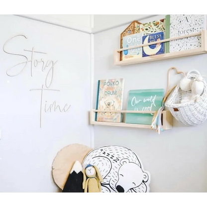 Story Time plaque - Timber Tinkers
