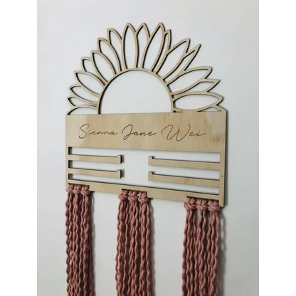 Sunflower Bow Holder - Timber Tinkers