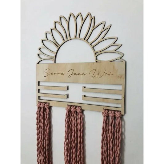 Sunflower Bow Holder - Timber Tinkers