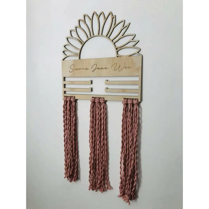 Sunflower Bow Holder - Timber Tinkers