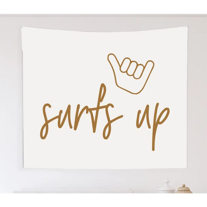 Surfs Up Canvas Wall Hang - Timber Tinkers
