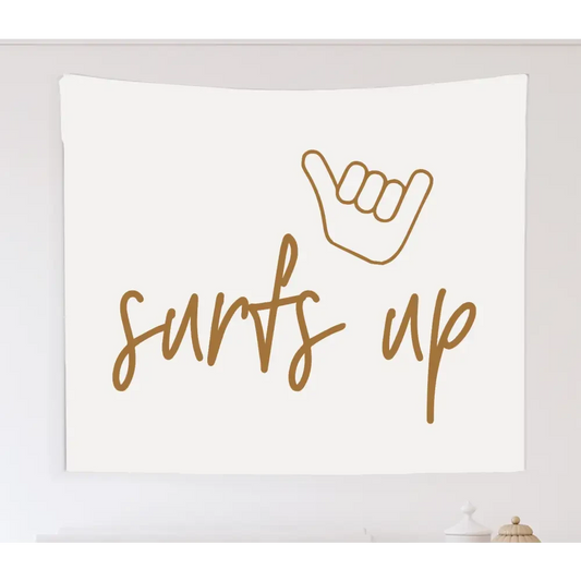 Surfs Up Canvas Wall Hang - Timber Tinkers