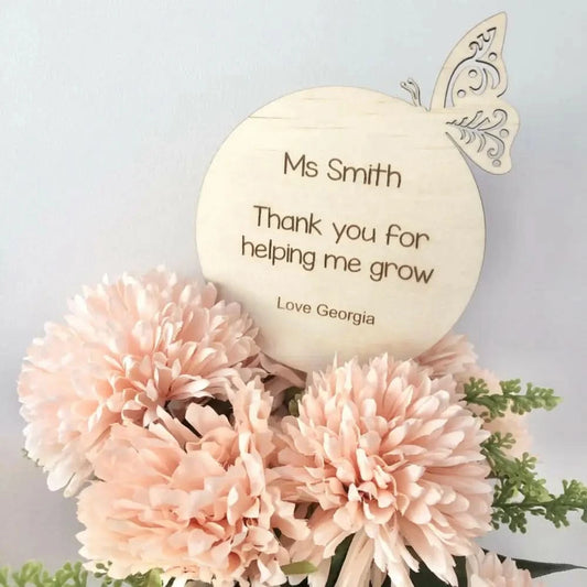 Teacher Thank You Stick - Timber Tinkers