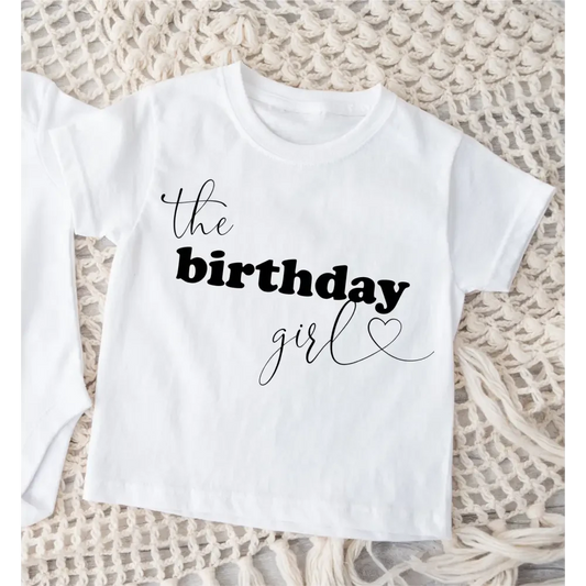 The Birthday Girl Heart T-Shirt - Timber Tinkers