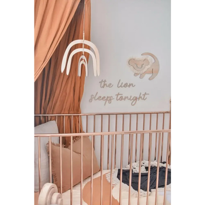 the lion sleeps tonight wall plaque - Timber Tinkers