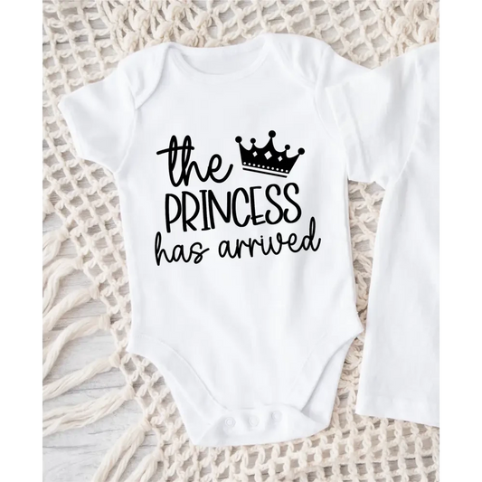 the princess has arrived onesie - Timber Tinkers