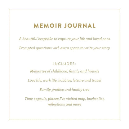 This Is My Story Memoir Journal Grey