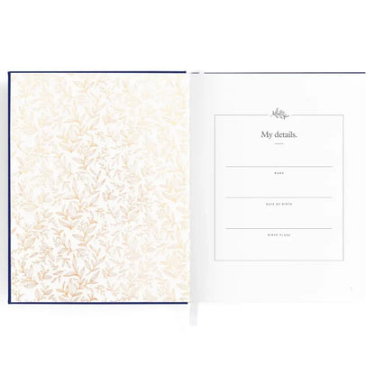 This Is My Story Memoir Journal Navy - Timber Tinkers