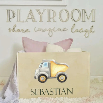 Toy Box - Truck - Timber Tinkers