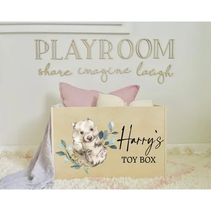 Toy Box - Wombat - Timber Tinkers