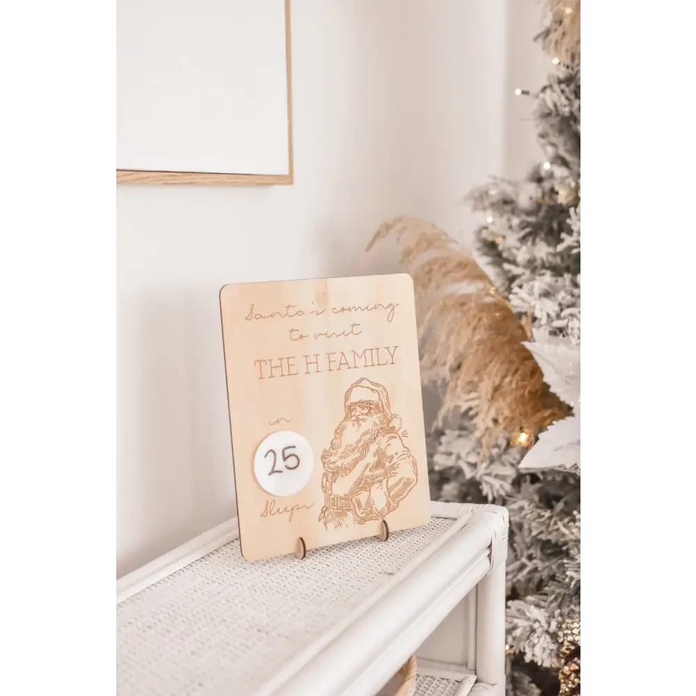Vintage Santa Countdown - Timber Tinkers