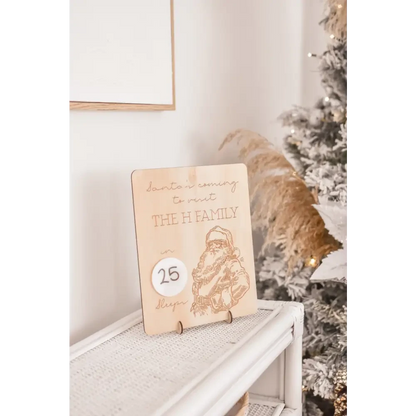 Vintage Santa Countdown - Timber Tinkers