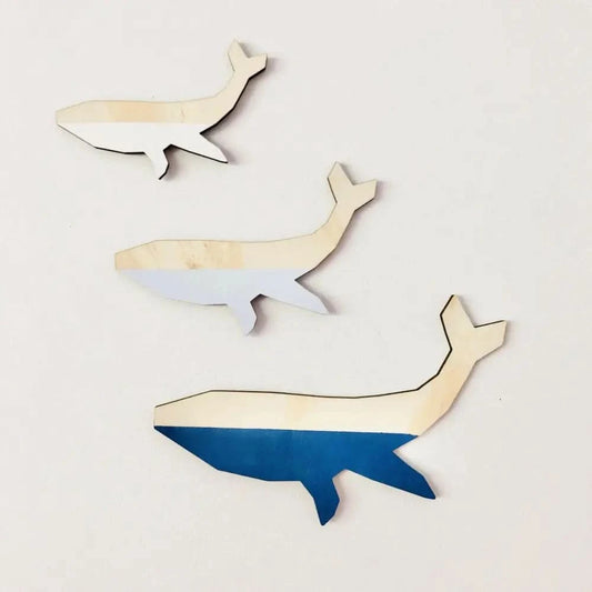 Whale Wall Decals - Timber Tinkers